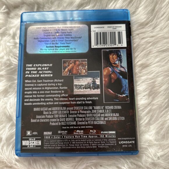 Rambo 1-3 Blu-ray Box Set - Picture 5 of 16